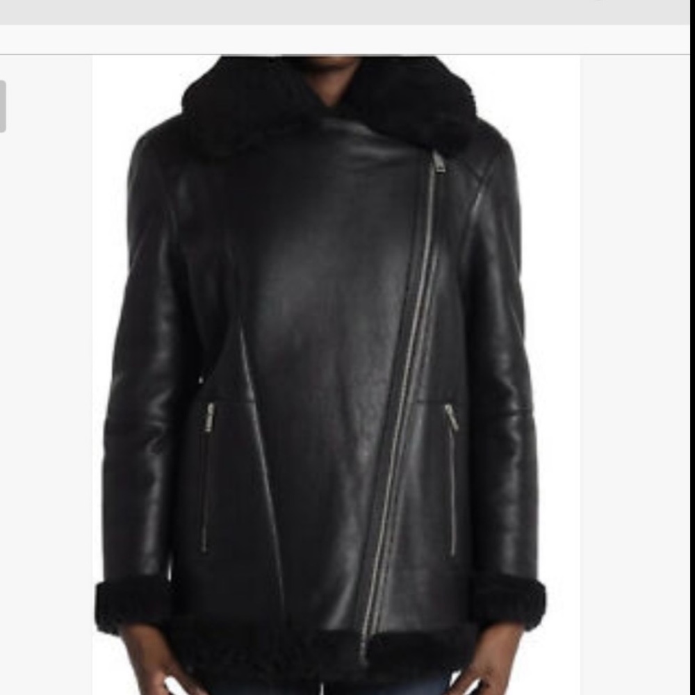 NEW-UGG Arrabella Shearling Jacket NEW NWT-